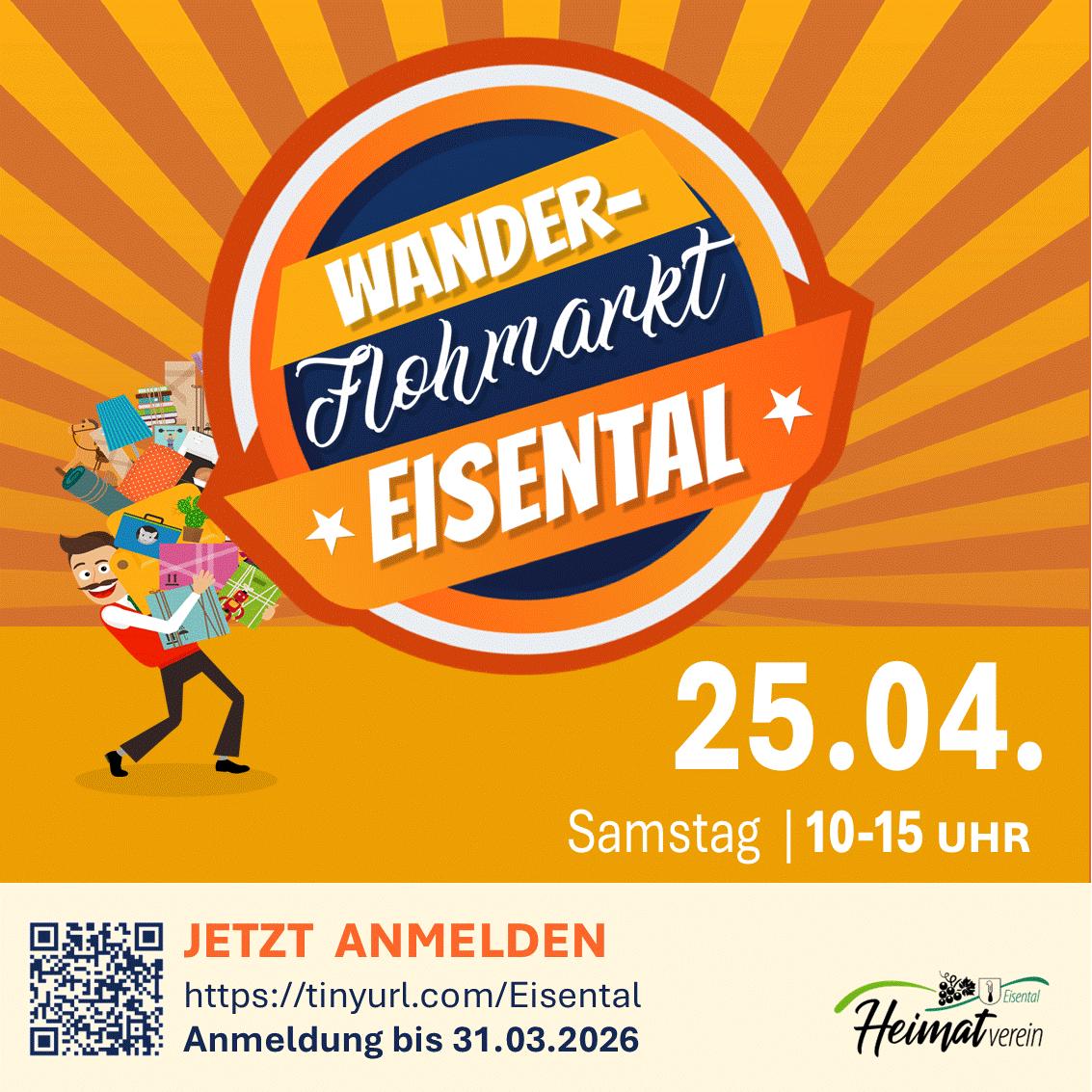 Anmeldephase zum Wanderflohmarkt gestartet